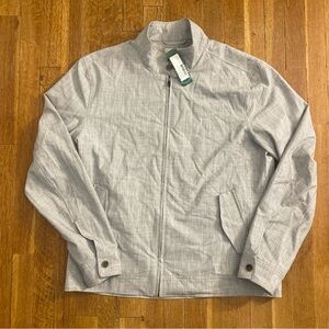 Hawker Rye Kace Harrington Jacket Men’s Size Large - Light Gray New with Tags